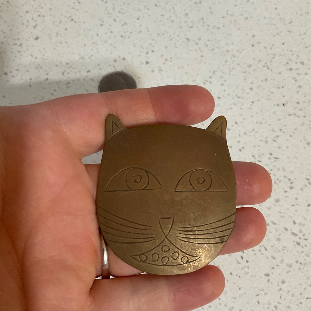 Vintage Cat Brooch